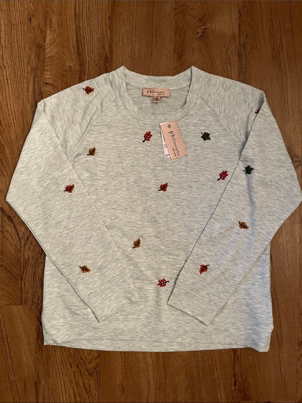 NWT Philosophy Embroidered Autumn Pullover